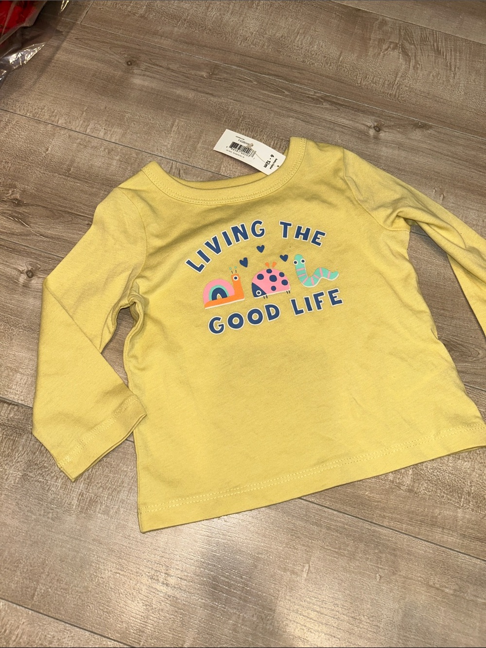 Joe Fresh Yellow Long-Sleeve Tee with Colorful Graphic